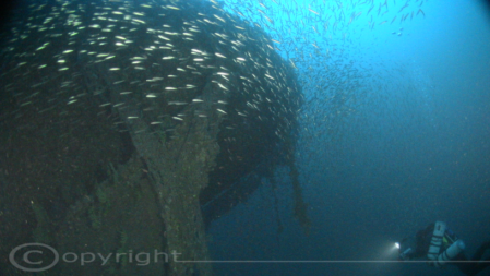 Il relitto del Bengasi